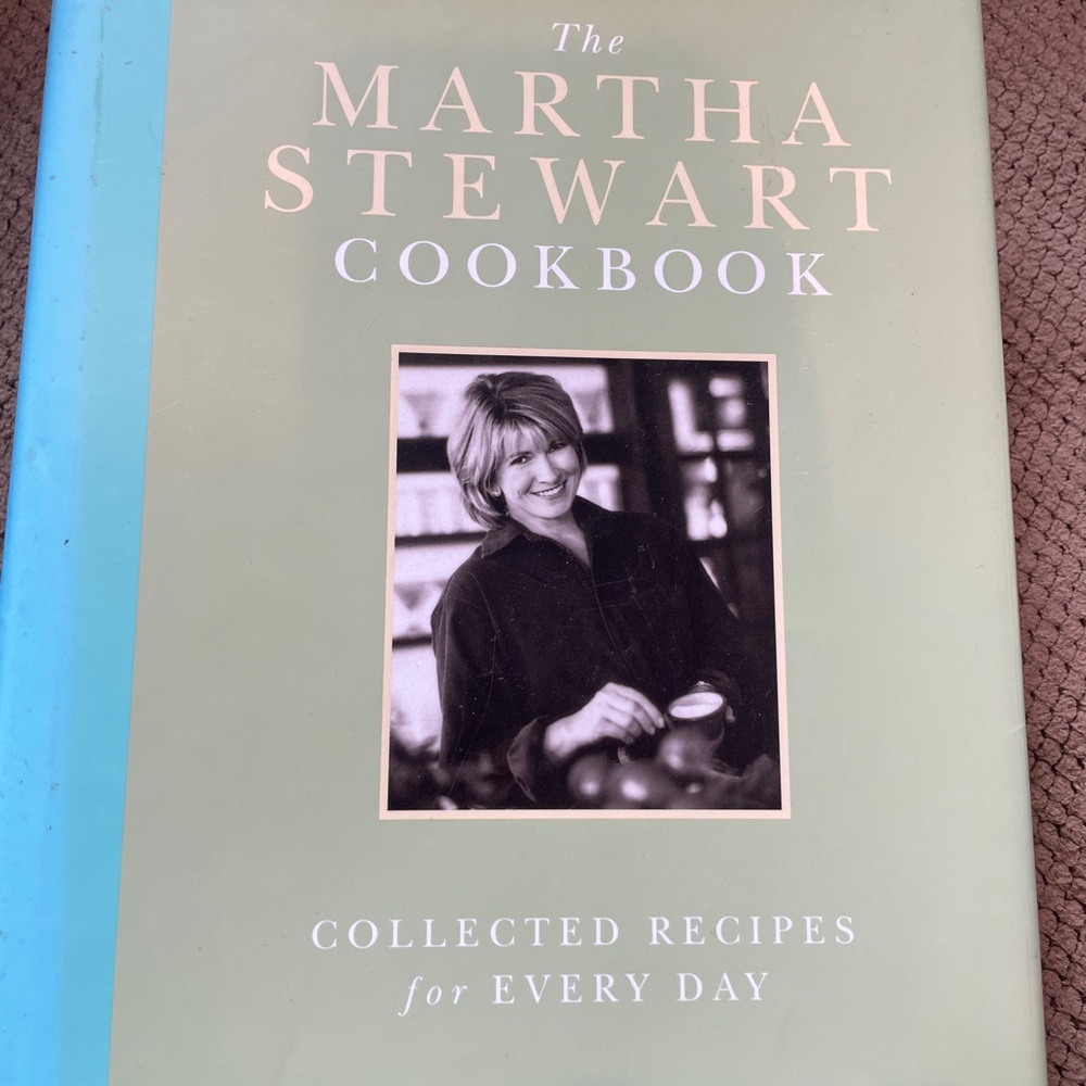 Martha Stewart Cookbook - Elegant Green and Blue